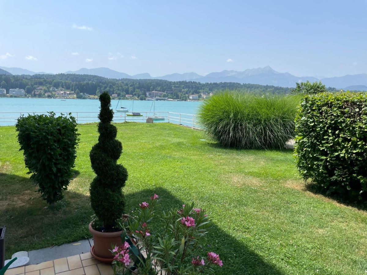 Ferienwohnung Velden Am See - 24 Holiday Mit Seezugang เวลเดน อัม เวิร์ทเทอร์ซี ภายนอก รูปภาพ