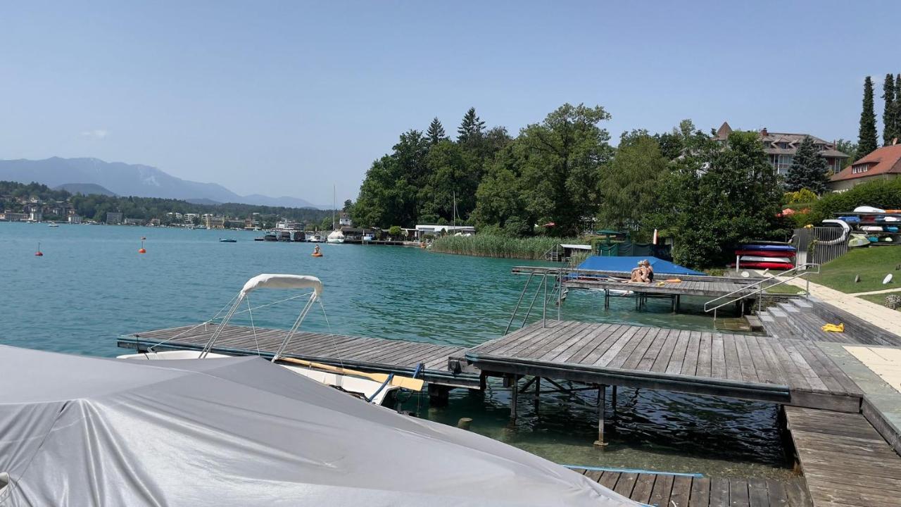 Ferienwohnung Velden Am See - 24 Holiday Mit Seezugang เวลเดน อัม เวิร์ทเทอร์ซี ภายนอก รูปภาพ