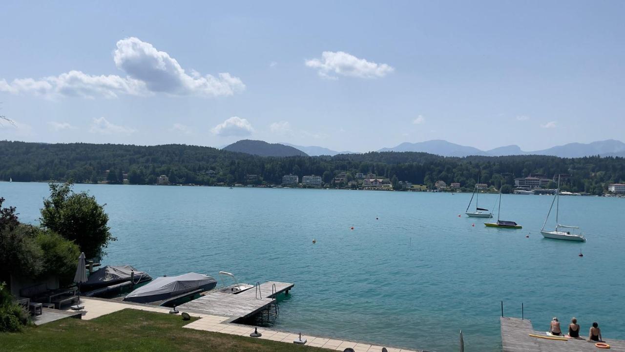 Ferienwohnung Velden Am See - 24 Holiday Mit Seezugang เวลเดน อัม เวิร์ทเทอร์ซี ภายนอก รูปภาพ